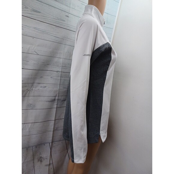 Lennox Jacket Womens Gray White Stretch 1/4 Zip Size M - Picture 4 of 8